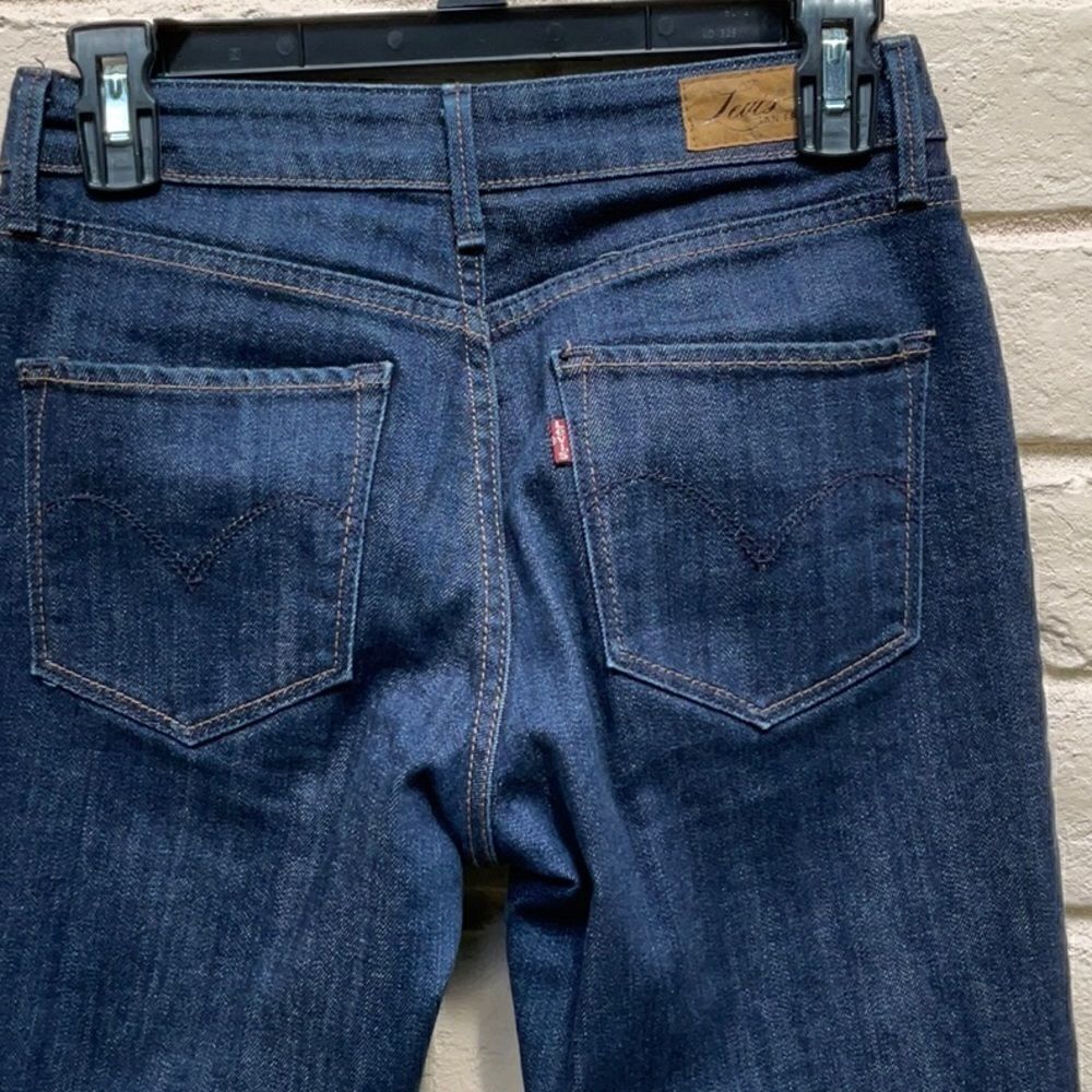 LEVI'S Boot Cut Blue Jeans,Size-4 - Picture 6 of 6